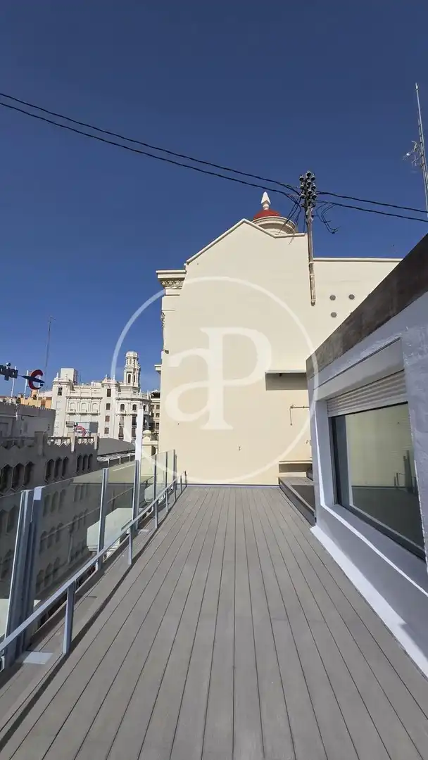 Terraza de Piso de alquiler en Valencia con Aire acondicionado, Calefacción y Terraza