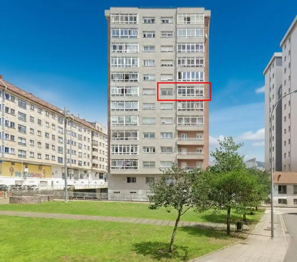 Vista exterior de Piso en venta en Vilagarcía de Arousa