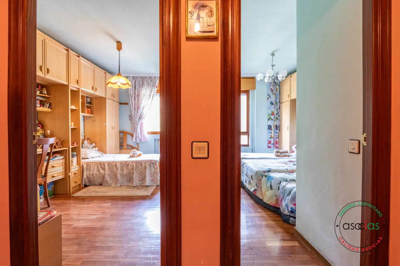 Bedroom of Flat for sale in Teverga  with Heating, Parquet flooring and Terrace