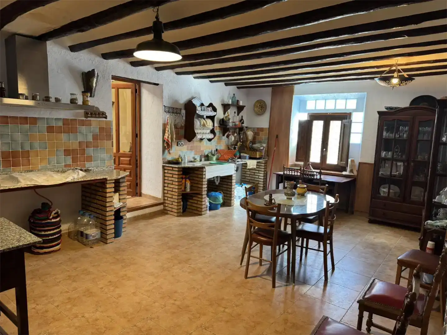Cocina de Finca rústica en venta en Galera con Jardín privado, Trastero y Amueblado