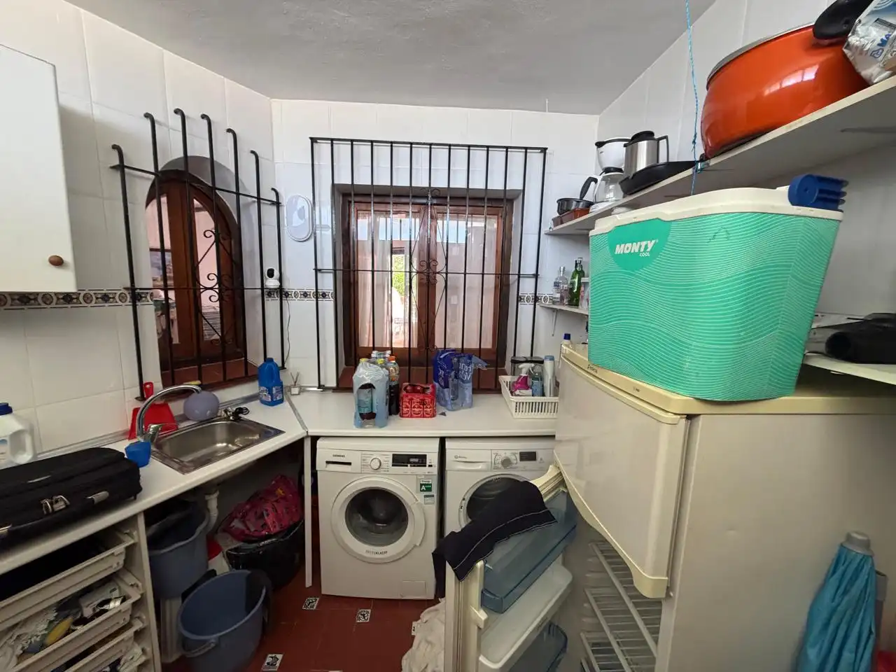 Cuina de Dúplex en venda en La Manga del Mar Menor amb Aire condicionat, Calefacció i Jardí privat