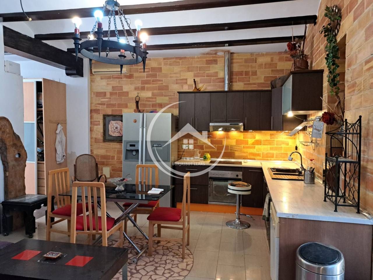 Cuina de Casa o xalet en venda en Godella amb Aire condicionat, Jardí privat i Terrassa
