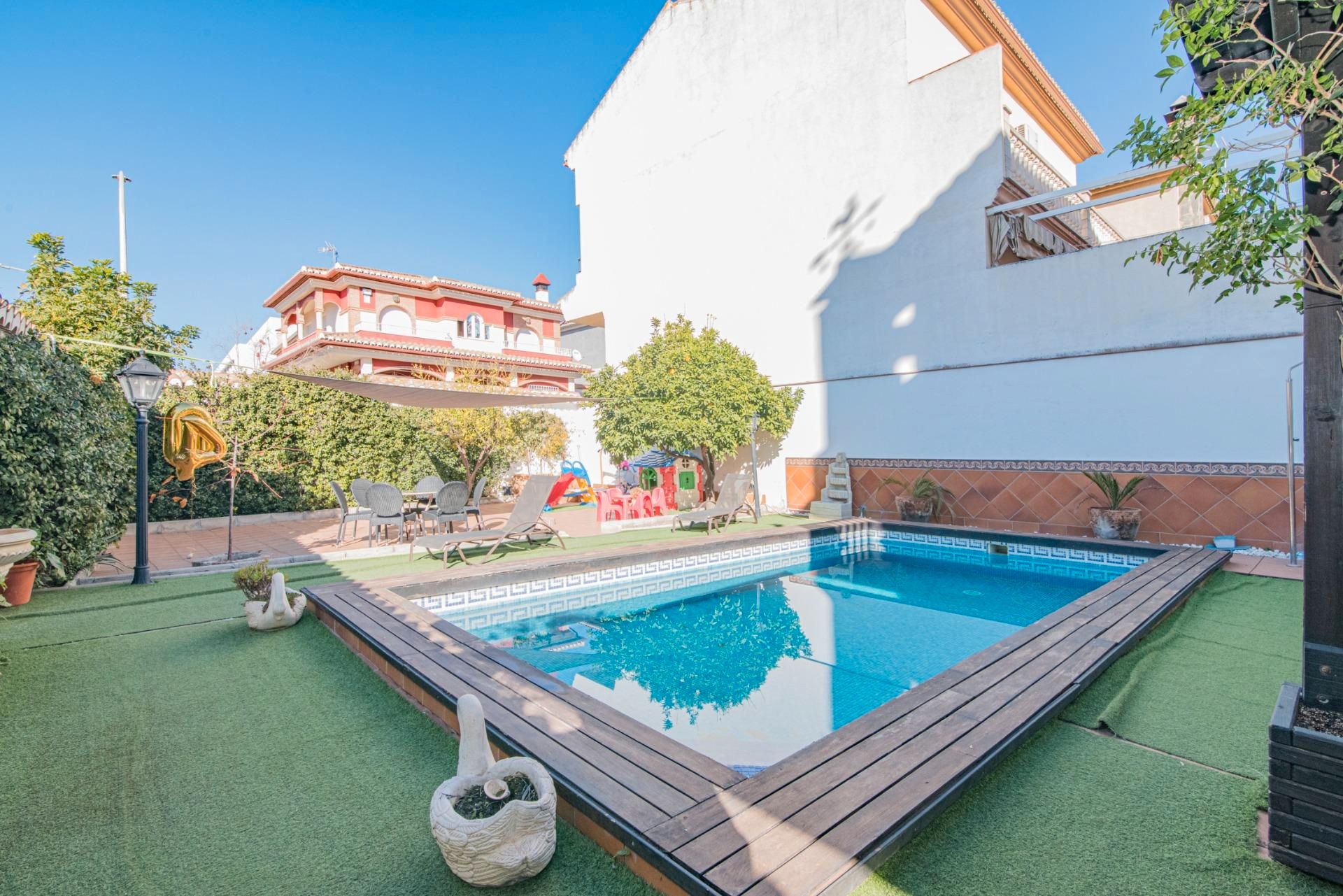 Piscina de Casa o chalet en venta en Maracena con Jardín privado, Terraza y Piscina