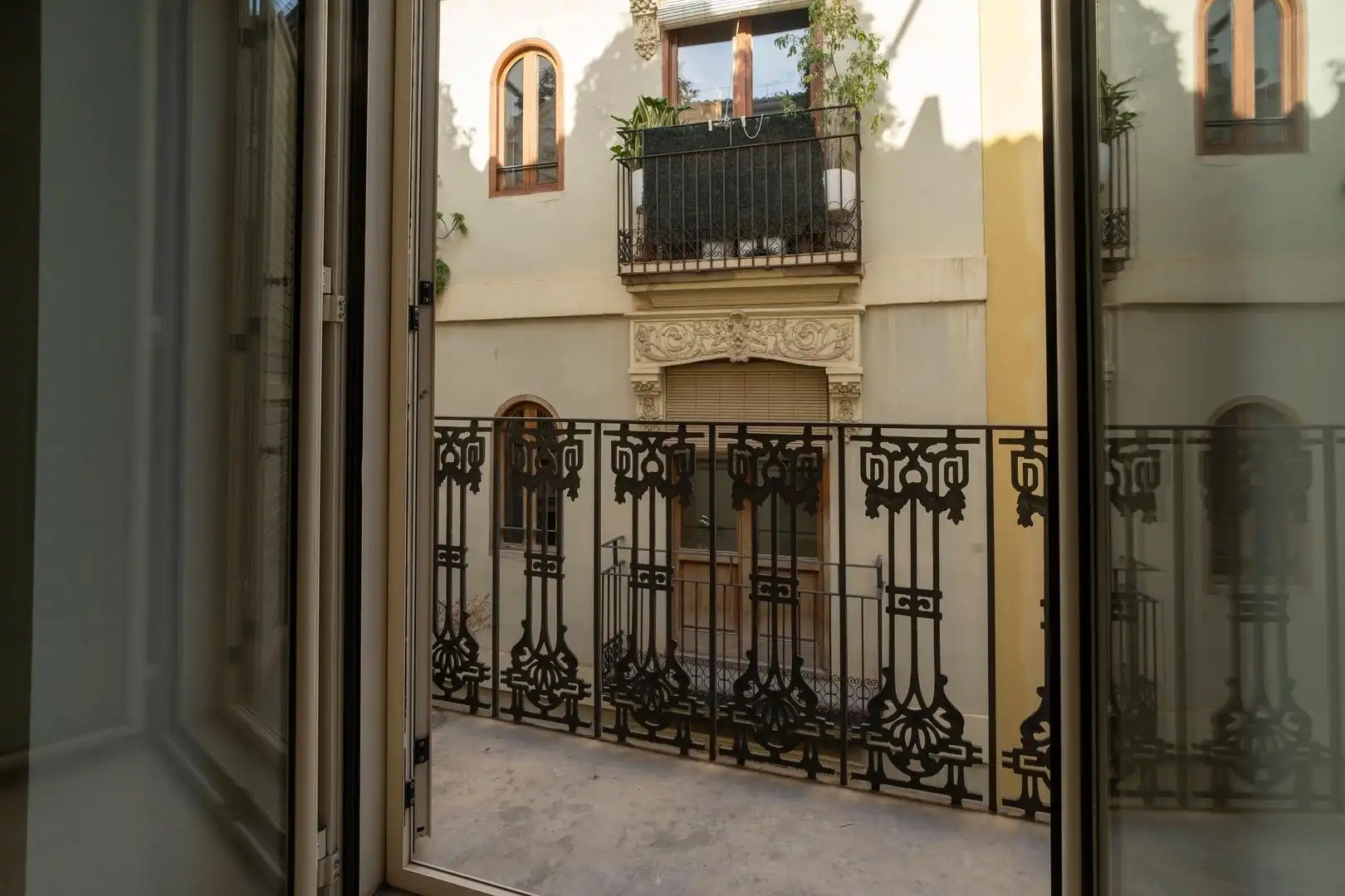 Terraza de Piso de alquiler en Valencia con Aire acondicionado, Calefacción y Amueblado