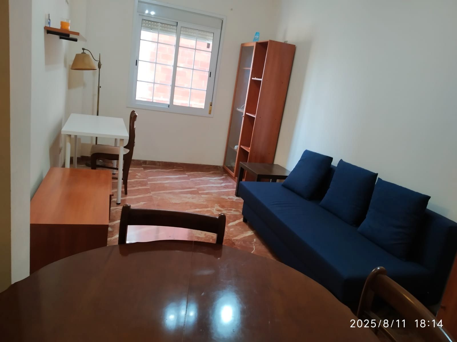 Sala de estar de Apartamento de alquiler en  Barcelona Capital con Calefacción, Amueblado y Lavadora