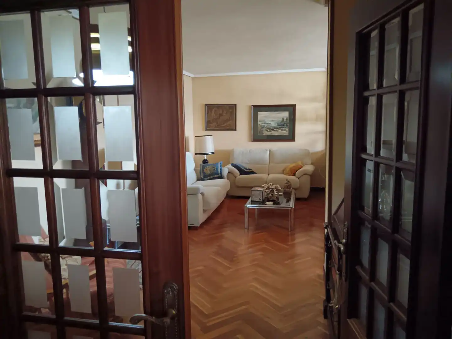 Living room of Flat for sale in A Coruña Capital   with Heating, Terrace and Storage room
