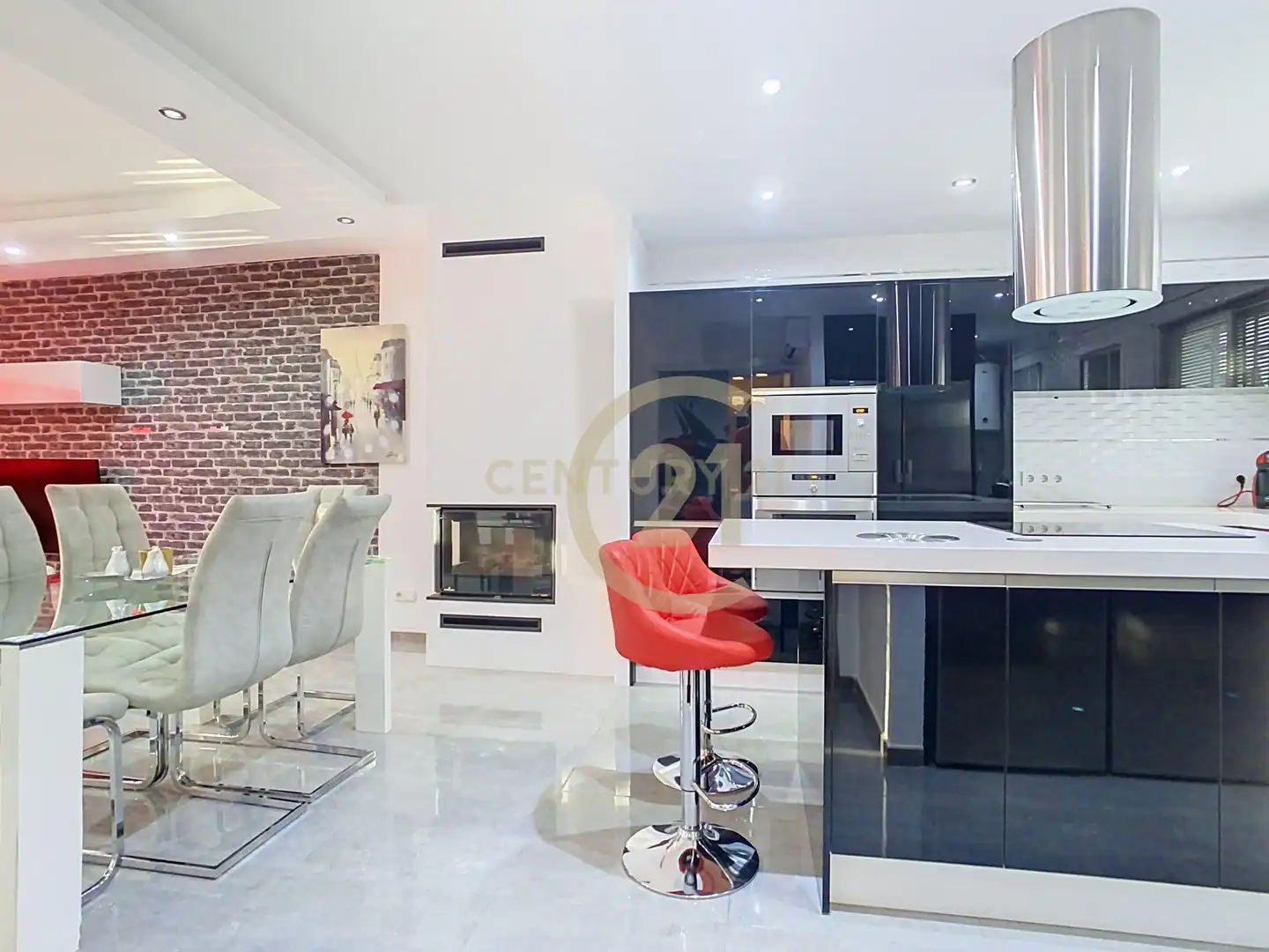 Cocina de Apartamento en venta en Álora con Aire acondicionado, Alarma y Piscina comunitaria