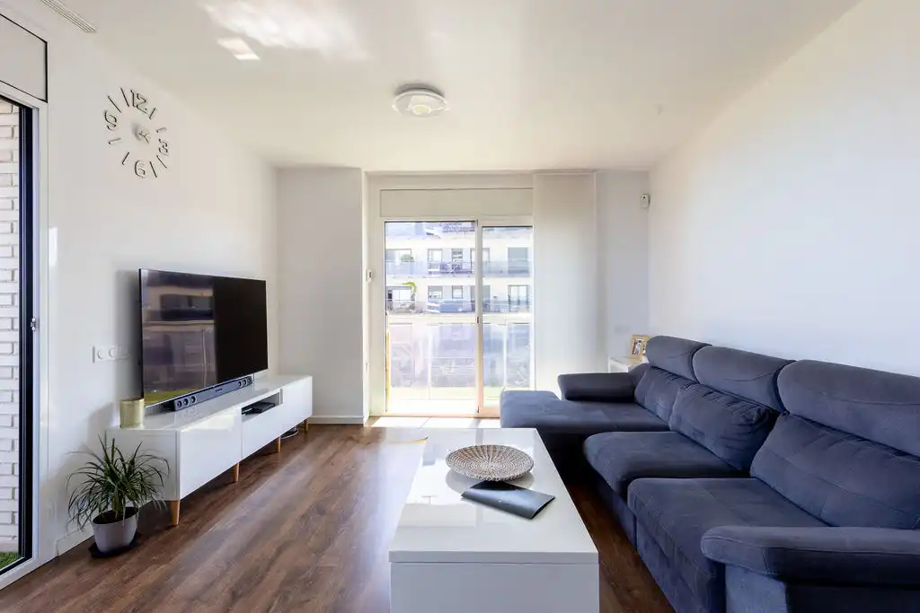 Living room of Apartments for sale in Mataró  with Air Conditioner, Heating and Parquet flooring