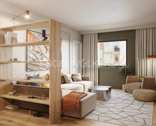 Living room of Apartment for sale in  Barcelona Capital  with Air Conditioner and Parquet flooring