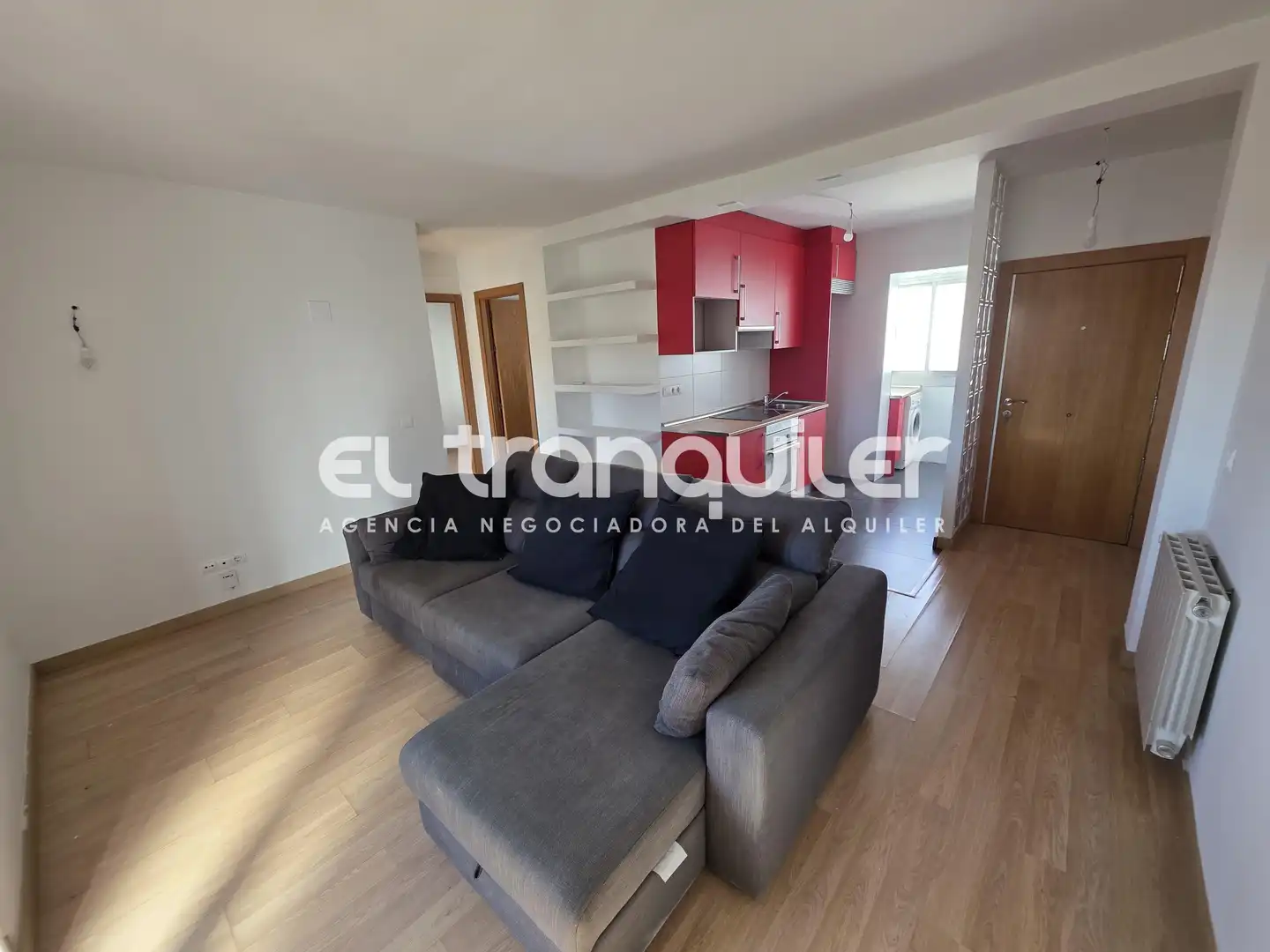 Living room of Flat for rent in Madrid  with Air Conditioner, Parquet flooring and Terrace