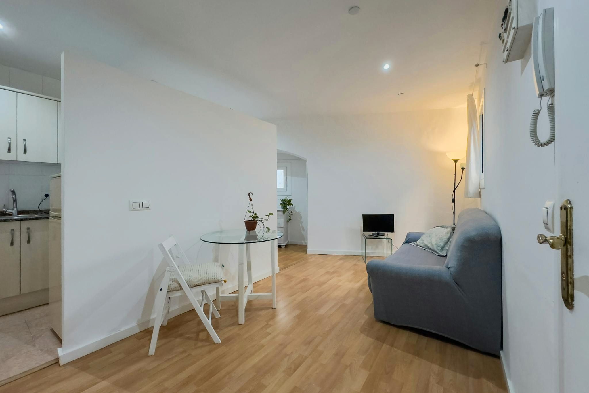 Living room of Flat to rent in  Barcelona Capital  with Furnished, Washing machine and TV