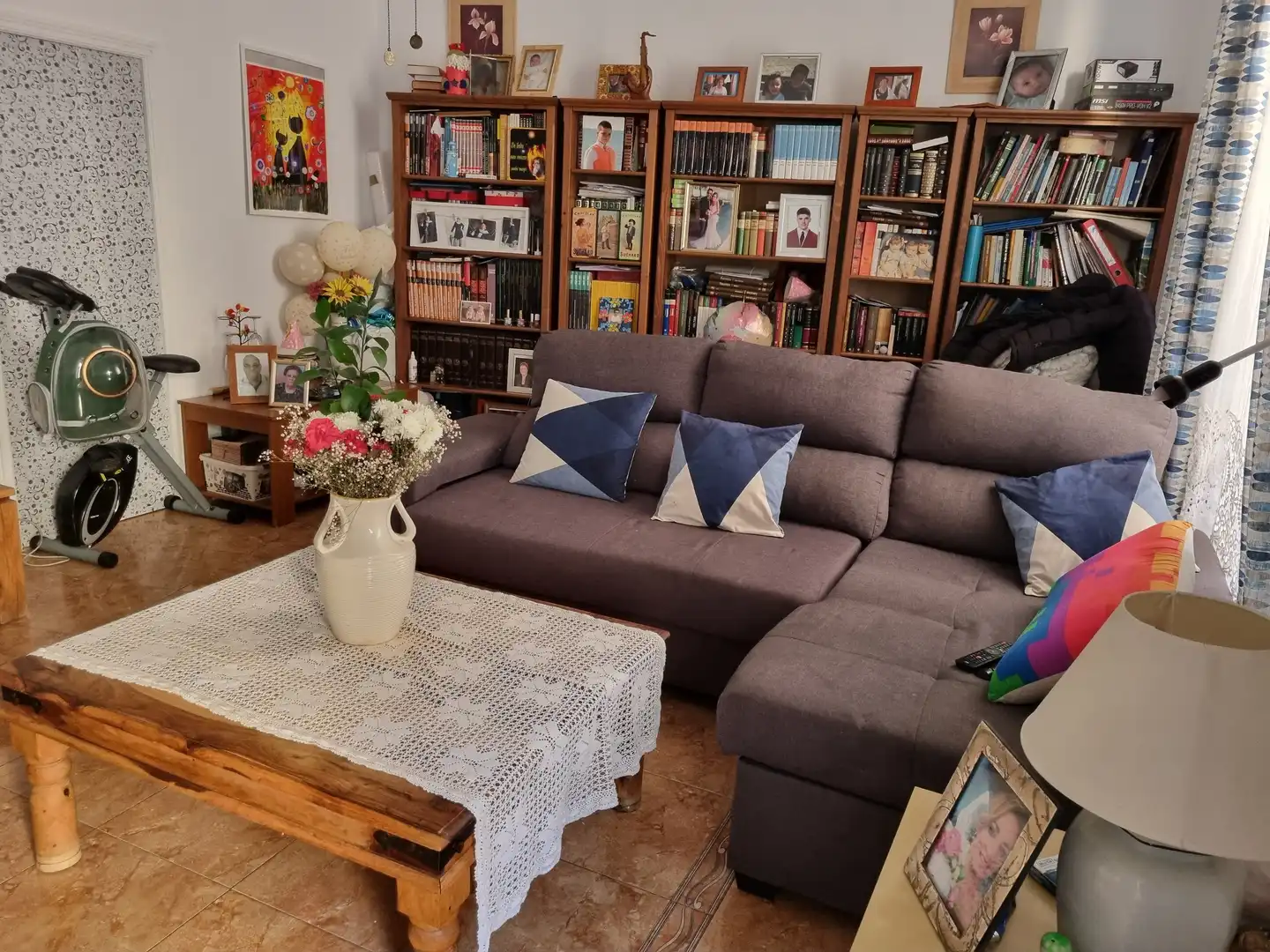 Living room of Flat for sale in Cádiz  with Furnished, Oven and Washing machine