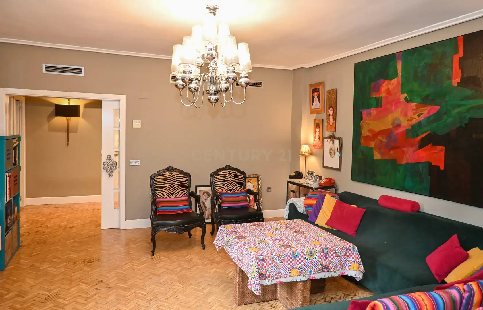 Sala de estar de Apartamento en venta en Cáceres con Aire acondicionado, Trastero y Amueblado