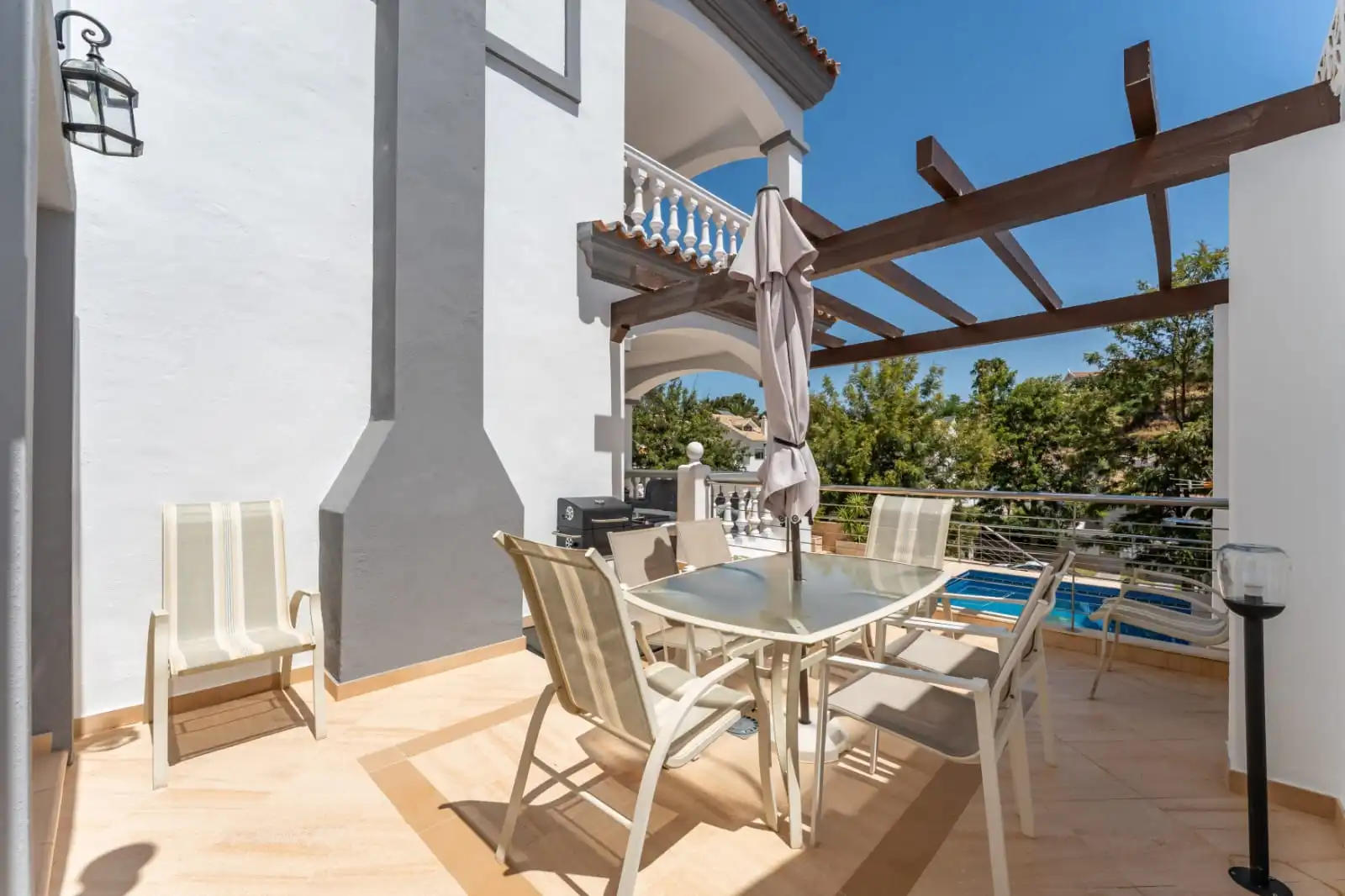 Terraza de Casa adosada de alquiler en Benalmádena con Aire acondicionado, Terraza y Trastero