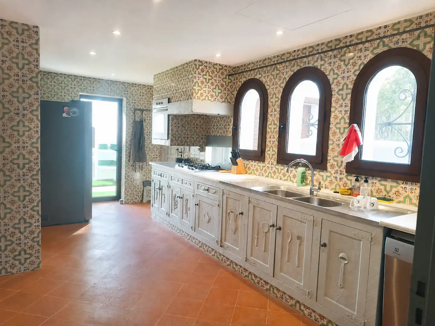 Cuina de Casa o xalet de lloguer en Castell d'Aro, Platja d'Aro i s'Agaró amb Aire condicionat, Traster i Domòtica