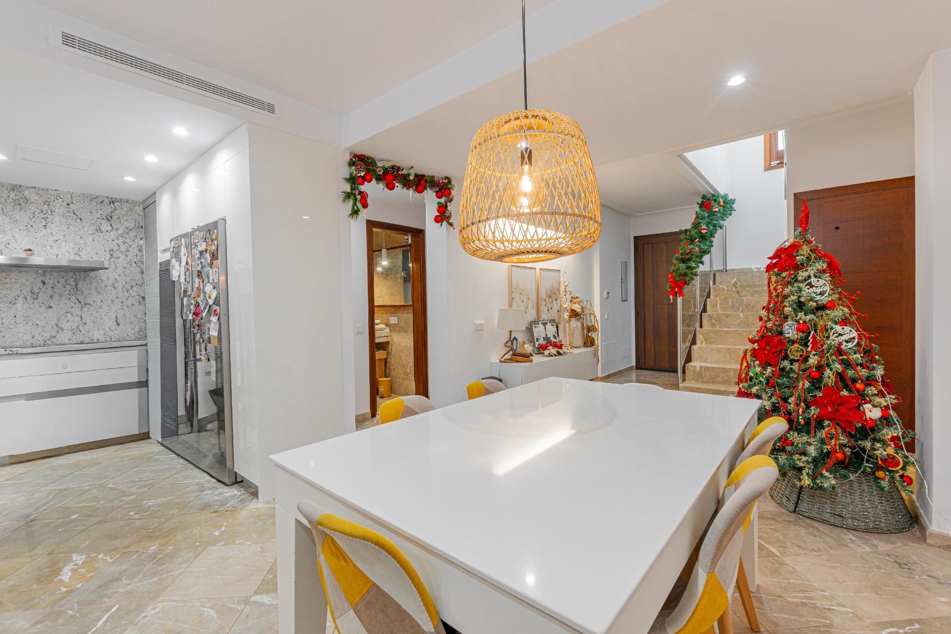 Dining room of Single-family semi-detached for sale in Lloseta  with Air Conditioner, Heating and Terrace