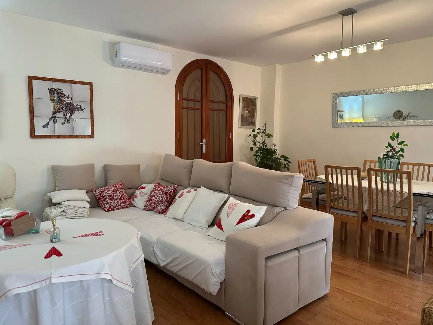 Sala de estar de Finca rústica en venta en Ontinyent con Aire acondicionado, Calefacción y Trastero