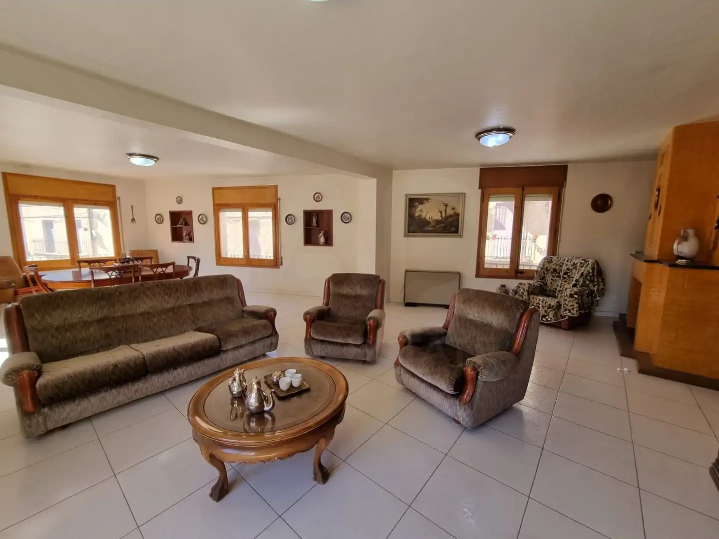 Sala d'estar de Finca rústica en venda en Ginestar amb Calefacció i Terrassa