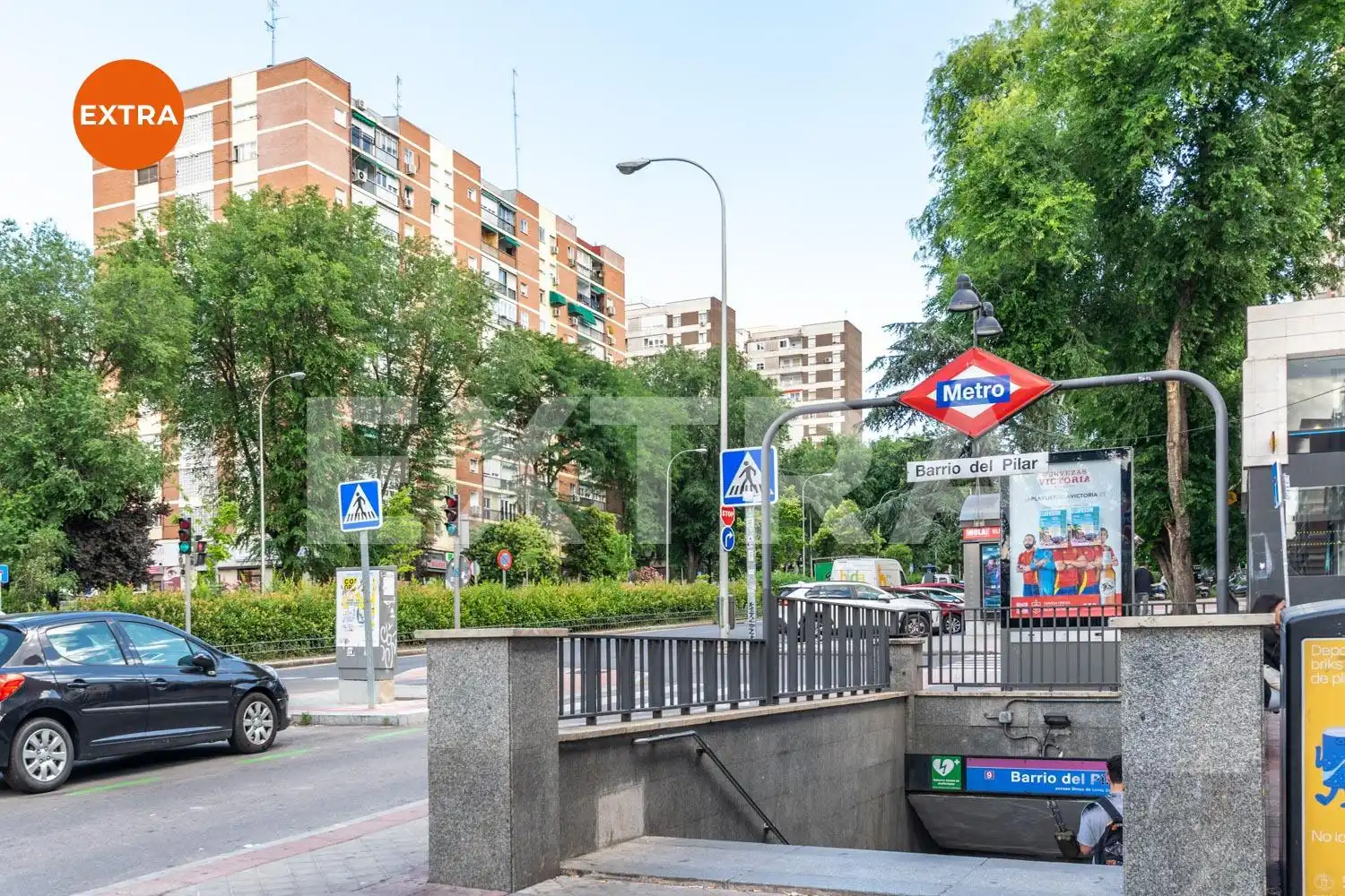 Vista exterior de Piso en venta en Madrid con Calefacción y Parquet