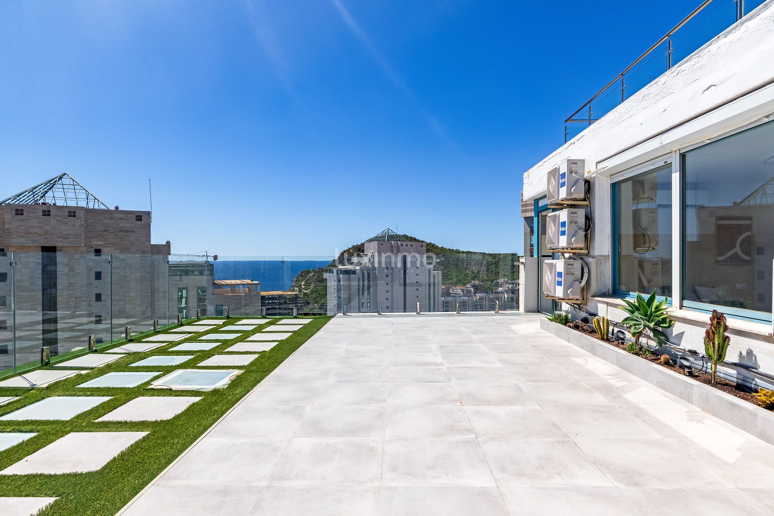 Terrace of Attic for sale in Villajoyosa / La Vila Joiosa  with Air Conditioner, Private garden and Terrace