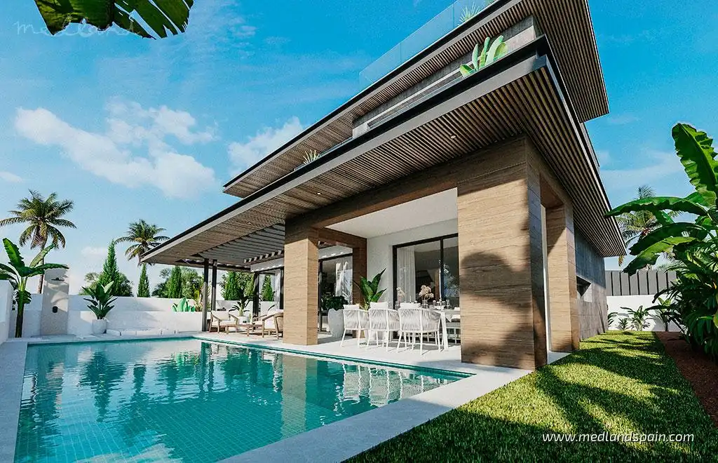 Chalet con piscina en venta en Riviera del Sol, imagen 2
