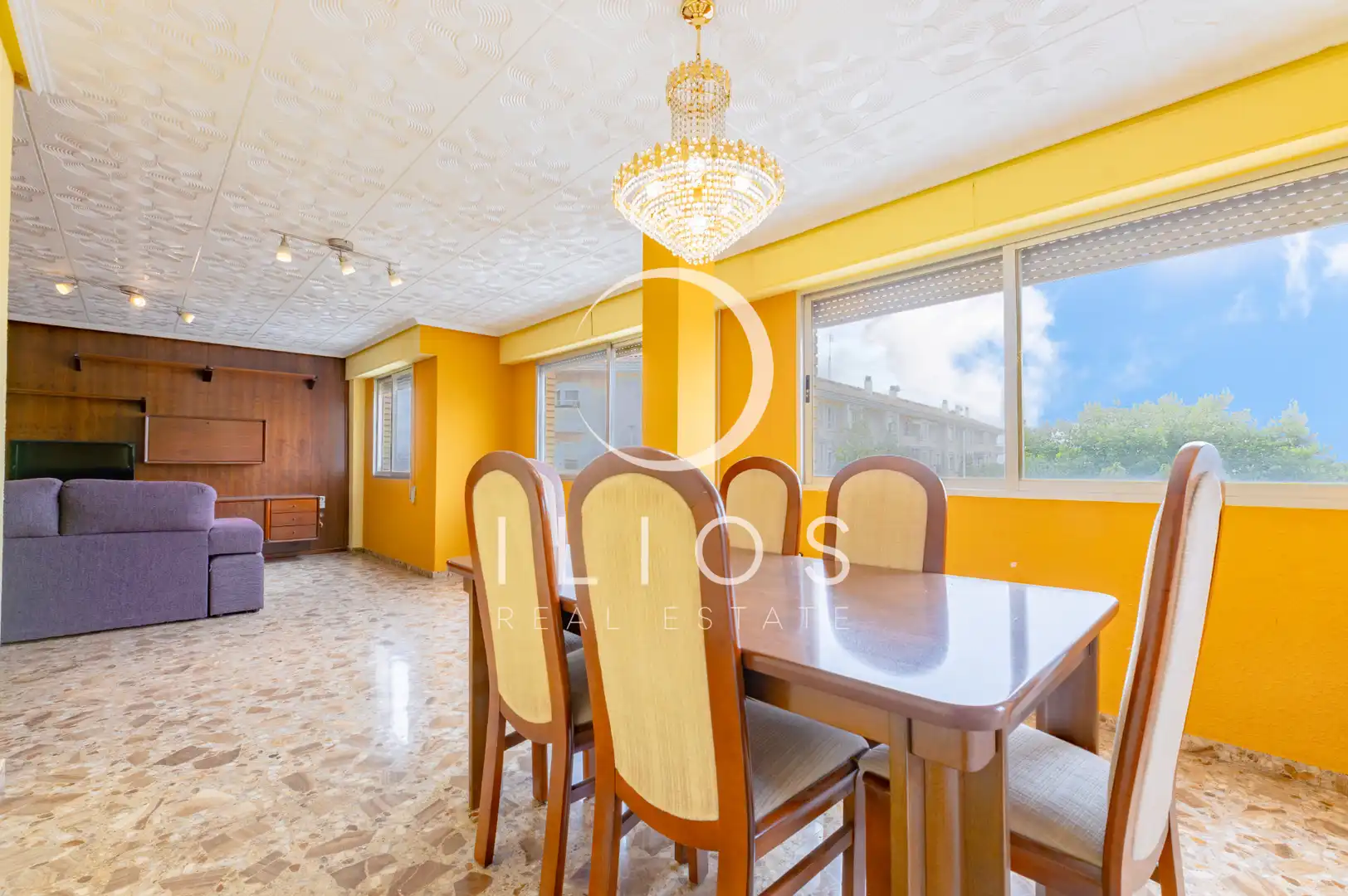 Dining room of Flat for sale in Manises  with Air Conditioner, Terrace and Balcony
