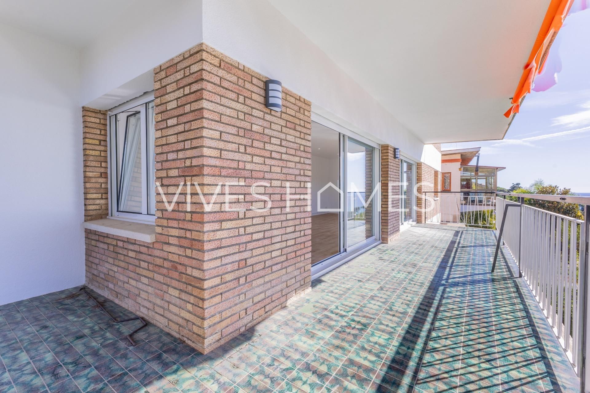 Exterior view of Flat for sale in Caldes d'Estrac  with Heating, Private garden and Terrace