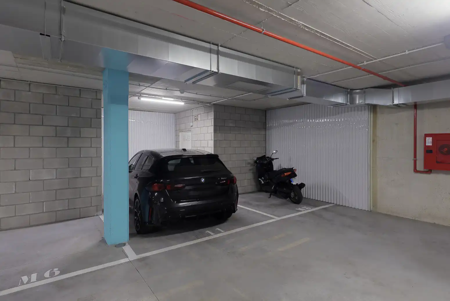 Parking of Flat for sale in Gijón   with Heating, Parquet flooring and Terrace