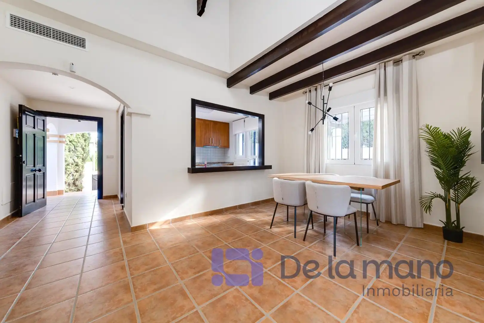 Dining room of Houses for sale in Fuente Álamo de Murcia  with Private garden and Community pool