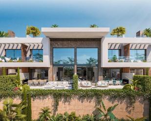 Exterior view of Single-family semi-detached for sale in Marbella  with Heating, Private garden and Terrace