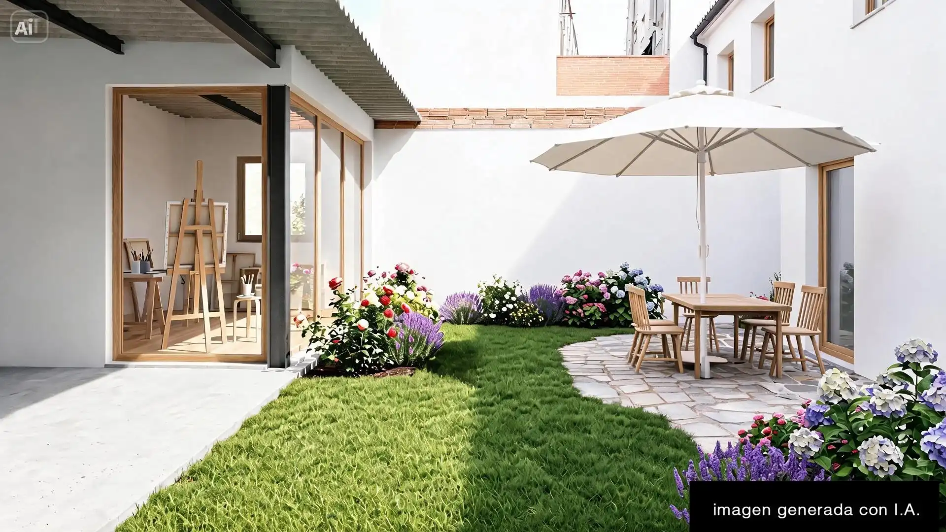 Terraza de Casa o chalet en venta en Villanueva de Gállego
