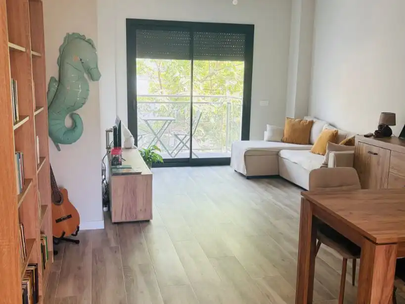 Sala d'estar de Pis per a compartir en Vilafranca del Penedès amb Aire condicionat, Calefacció i Terrassa