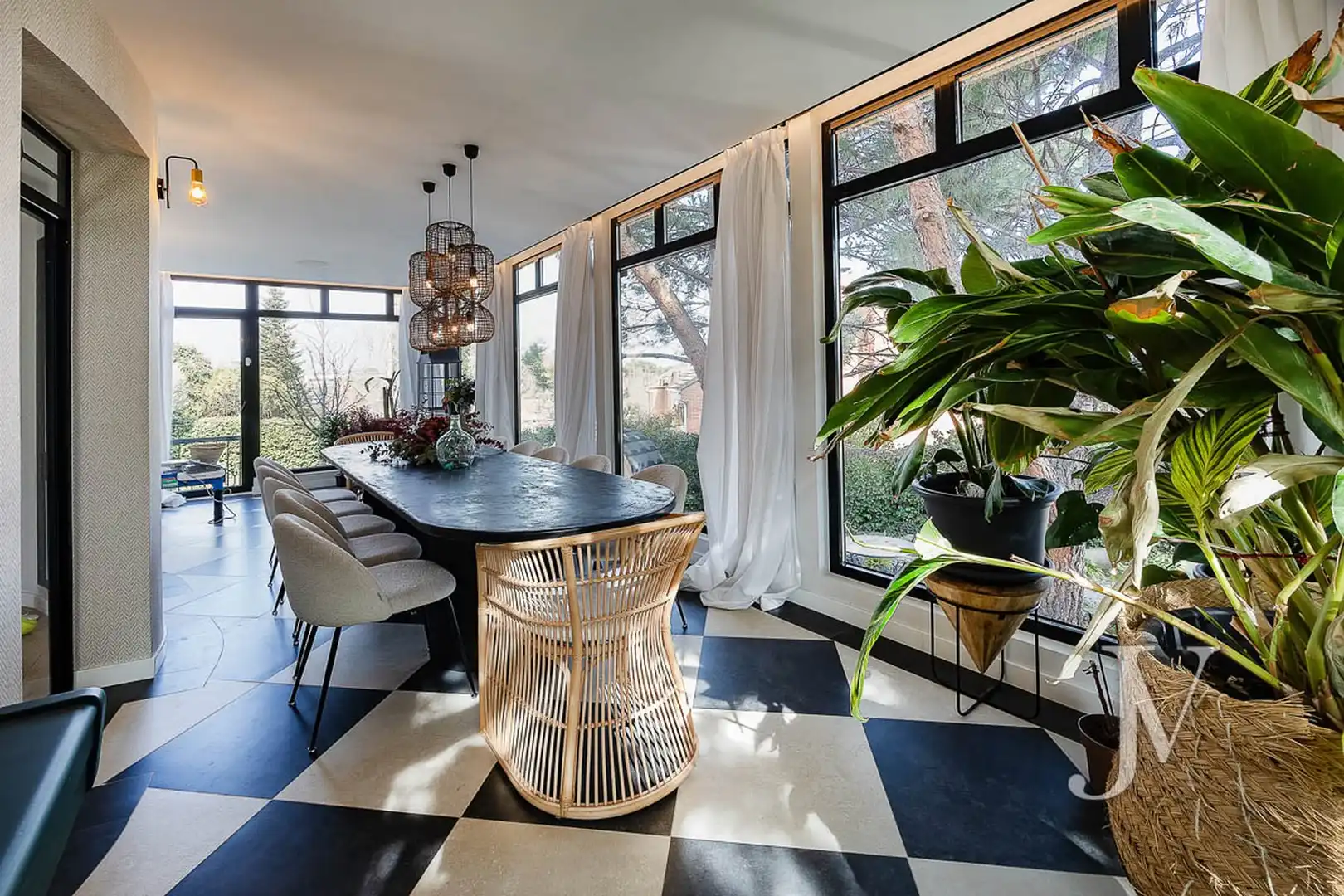 Dining room of Detached homes for rent in Pozuelo de Alarcón  with Air Conditioner, Heating and Private garden