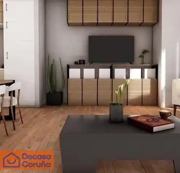 Sala de estar de Piso en venta en Arteixo con Calefacción, Terraza y Trastero