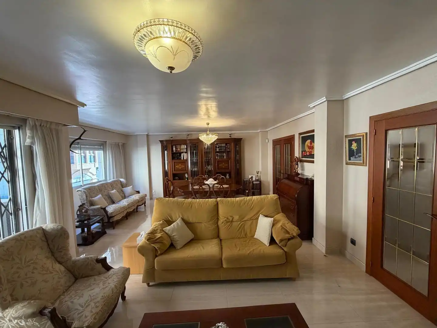 Sala de estar de Piso en venta en Ausias March