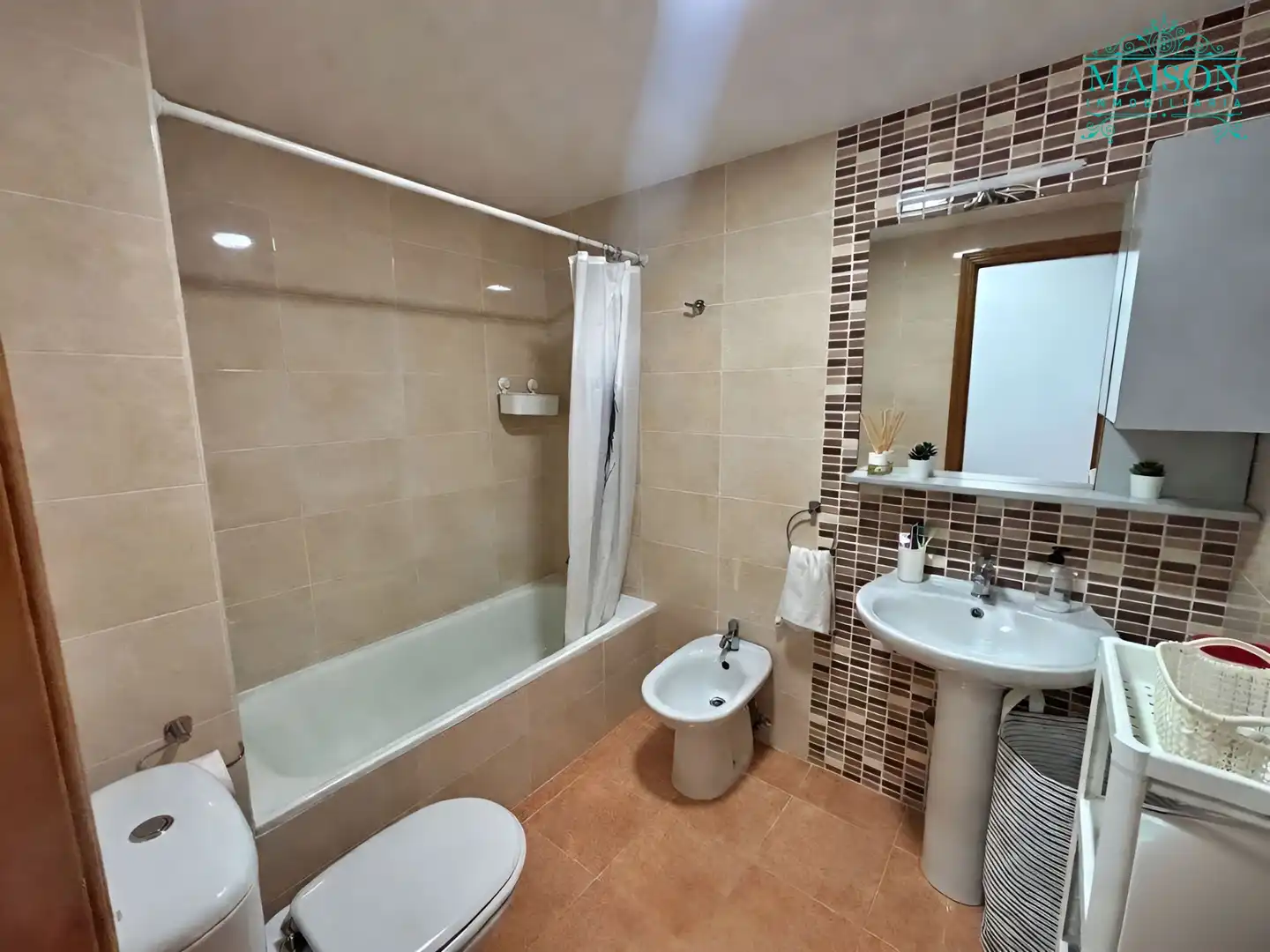 Bathroom of Flat for sale in Moncofa  with Air Conditioner and Balcony