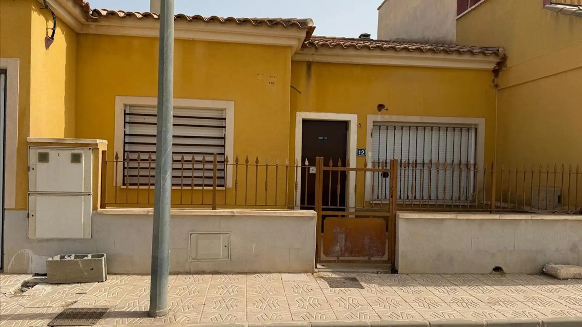Exterior view of Single-family semi-detached for sale in Fuente Álamo de Murcia  with Private garden and Terrace
