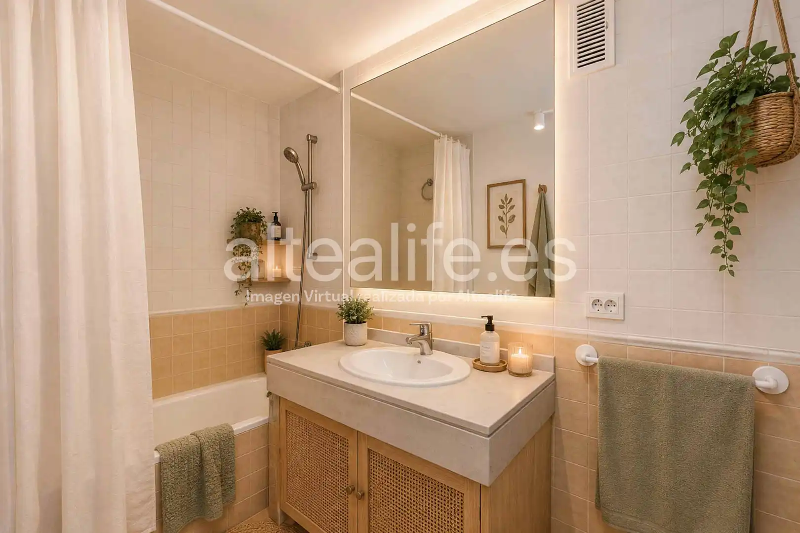 Bany de Apartament en venda en Altea amb Aire condicionat, Calefacció i Terrassa