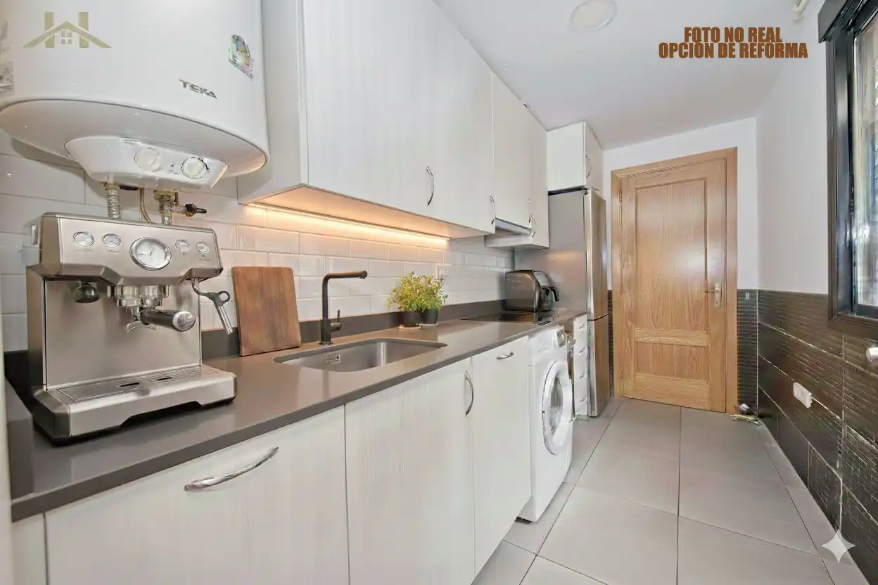 Cocina de Dúplex en venta en Casarrubios del Monte con Aire acondicionado, Calefacción y Trastero
