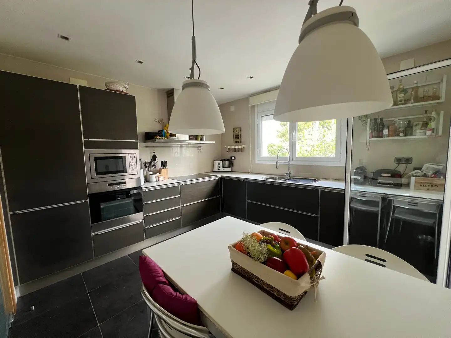 Cocina de Casa o chalet de alquiler en Mont-roig del Camp con Aire acondicionado, Jardín privado y Parquet