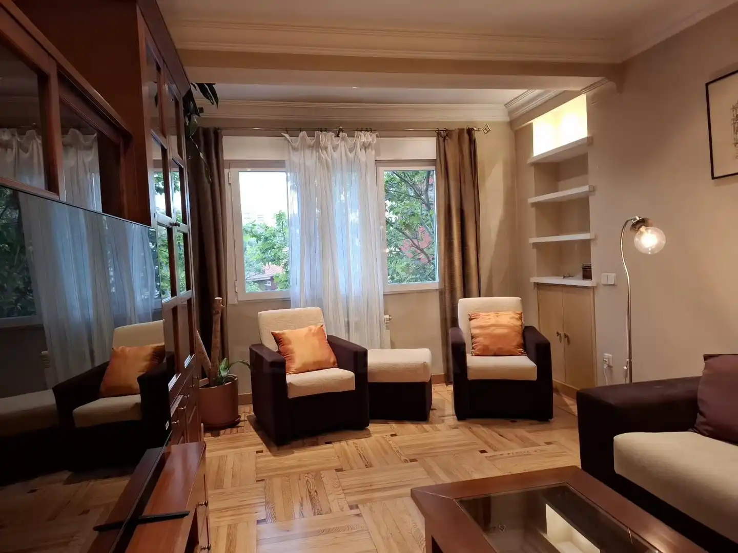 Wohnzimmer von Wohnung zur Miete in Retiro