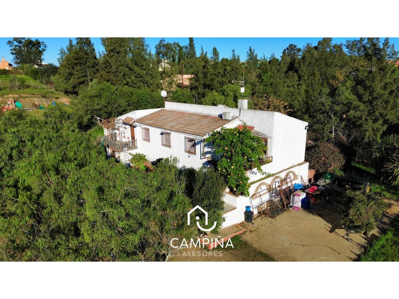 Außenansicht von Country house zum verkauf in Trigueros mit Klimaanlage und Terrasse