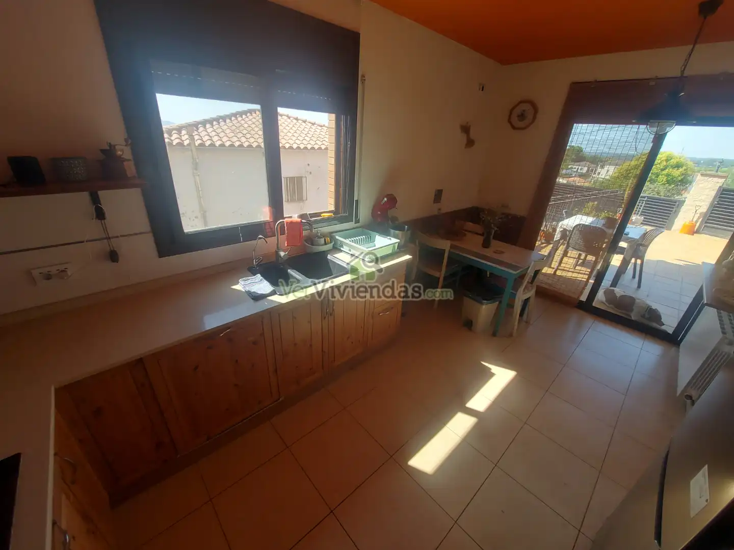 Cuina de Casa o xalet en venda en Piera amb Aire condicionat, Calefacció i Jardí privat