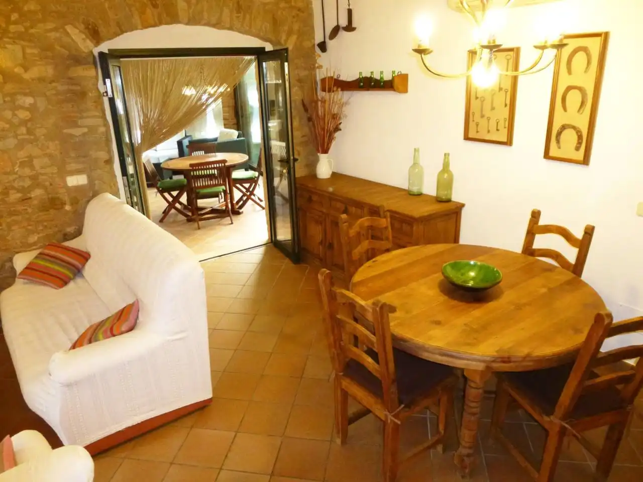 Dining room of Apartments for rent in Palau-sator  with Air Conditioner, Heating and Furnished