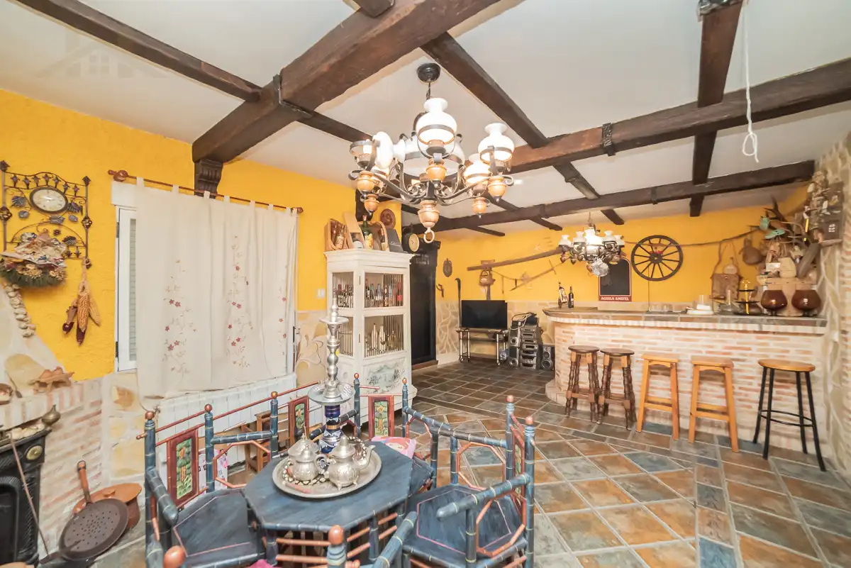 Dining room of Houses for sale in Arroyomolinos (Madrid)  with Air Conditioner, Heating and Private garden