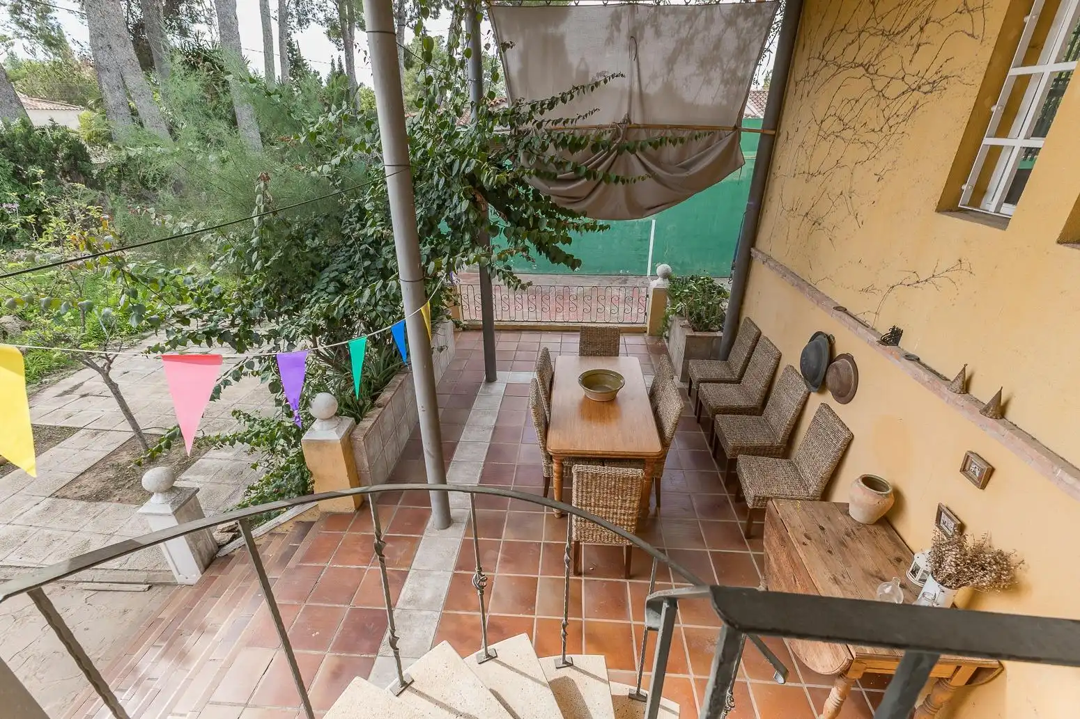 Terrassa de Casa o xalet en venda en Bétera amb Calefacció, Jardí privat i Piscina