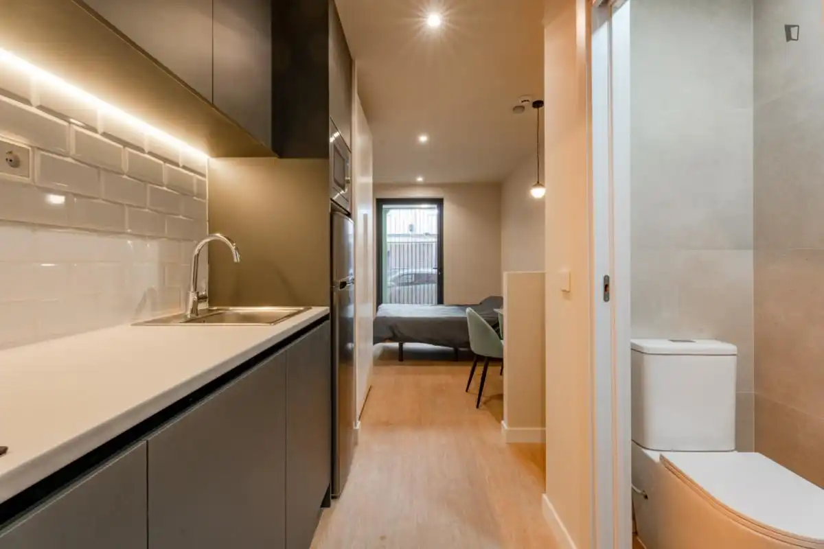 Schlafzimmer von Wohnung zur Miete in Getafe mit Klimaanlage, Heizung und Möbliert