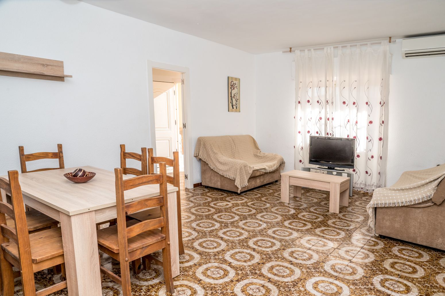 Sala de estar de Piso en venta en Dénia con Jardín privado, Trastero y Piscina