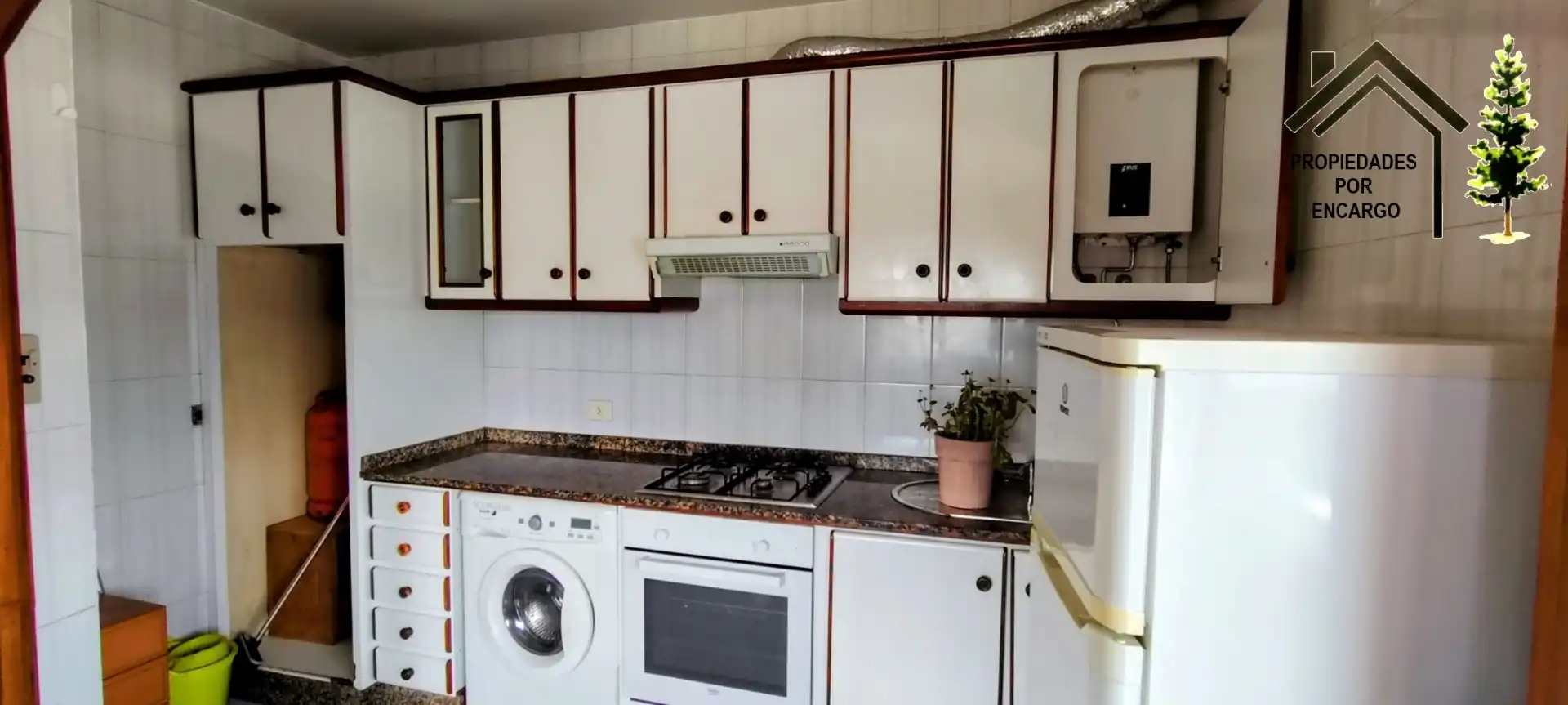 Cocina de Apartamento en venta en Moaña