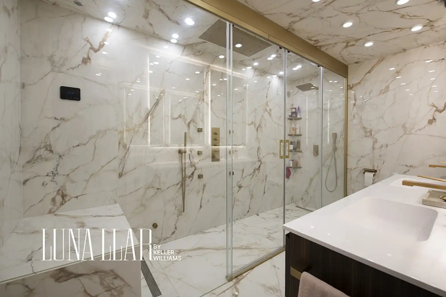 Badezimmer von Haus oder Chalet zur Miete in Sitges mit Klimaanlage, Terrasse und Möbliert
